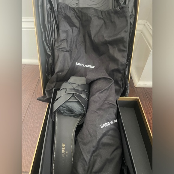 Saint Laurent Tribute Nu Pieds Slide - Picture 5 of 10